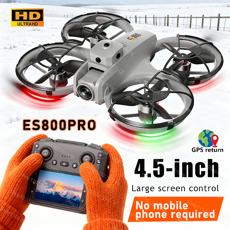 Drone Camera Vlog - New ES800PRO Drone 4K HD Aerial
