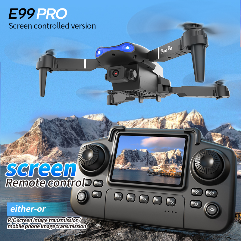 Drone Camera Hd - 2025 E99 Screen-Controlled Version Toy Airplane