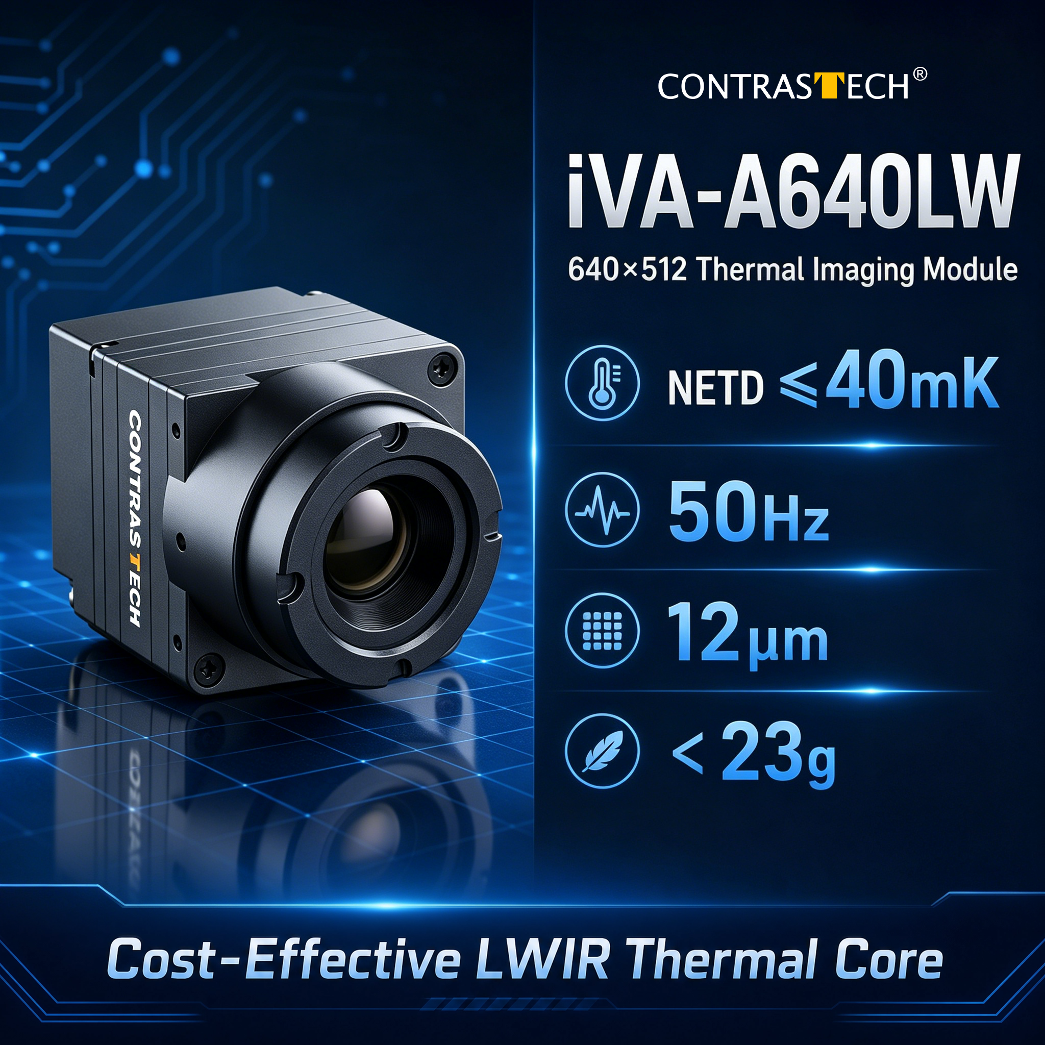 Drone Camera Thermal - 640x512 LWIR Thermal Imaging Module 50Hz