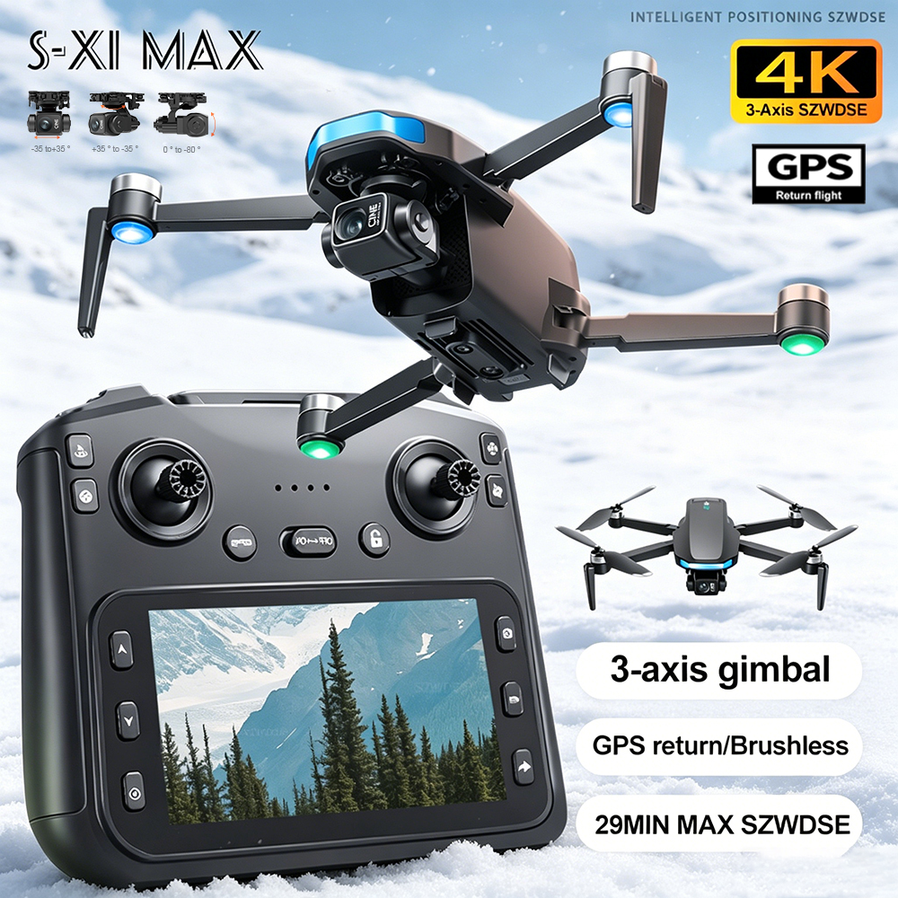 Drone Camera Mount - New S-X1 MAX Drone GPS 8K