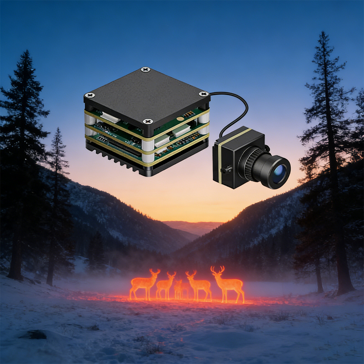 Drone Camera Thermal - 2026 New AI VisionCube S AI