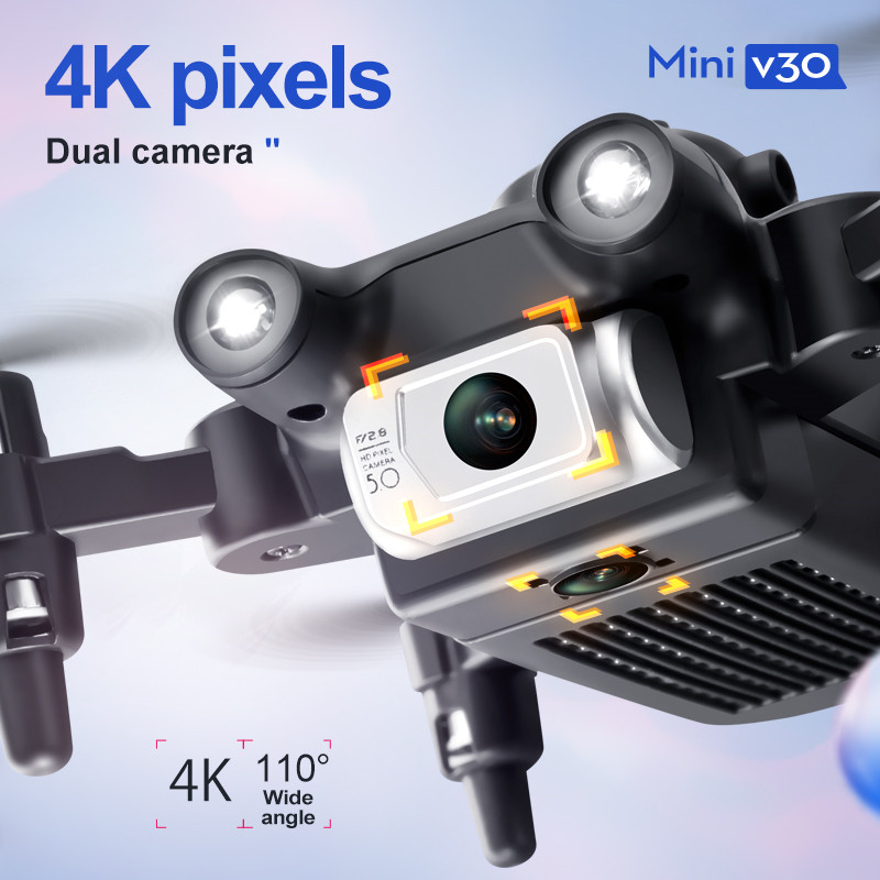 Mini V30 WiFi FPV Drone With 4 - Drone Camera Mount のレビューと価格