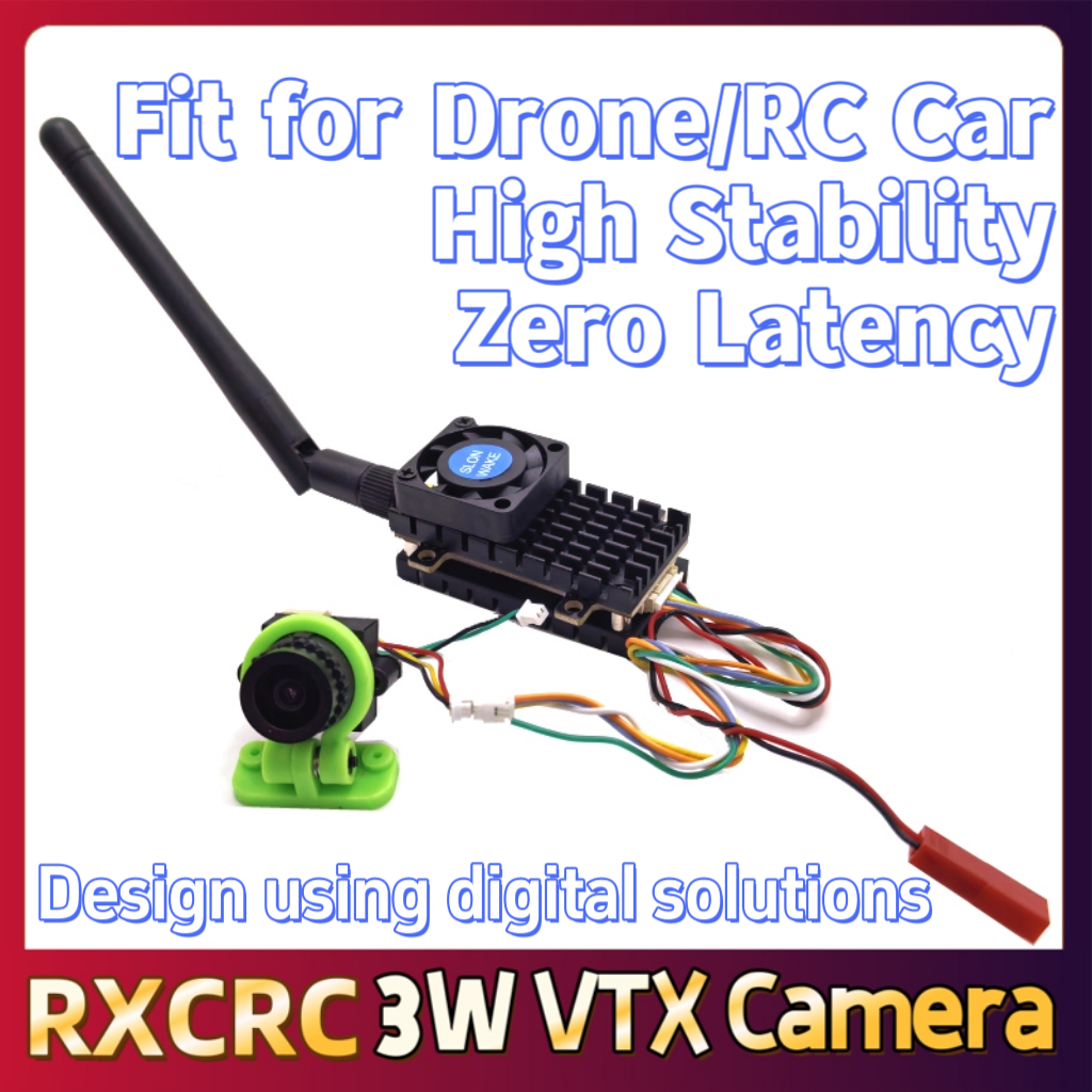 RXCRC 5.8G 3W Video VTX transm - Drone Camera Lens のレビューと価格