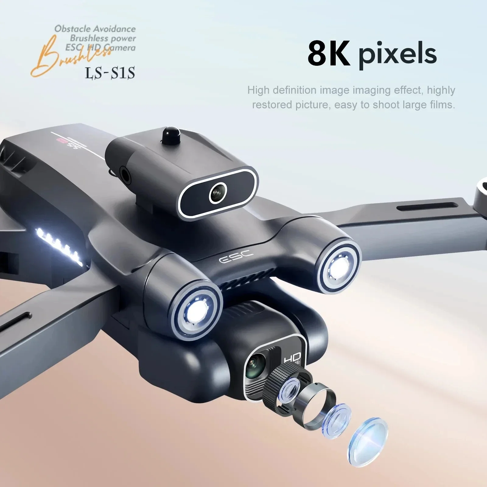 New S1S 5G GPS Drone Camera 8K - Drone Camera Mount のレビューと価格