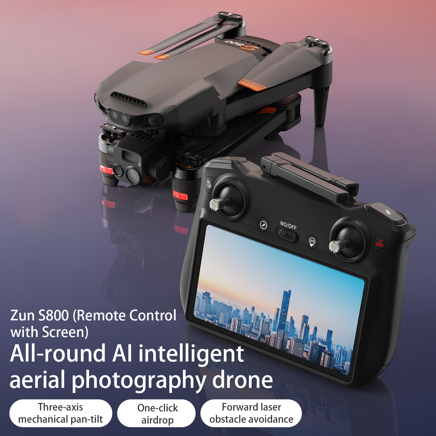 S800 4K GPS Drone 7.2