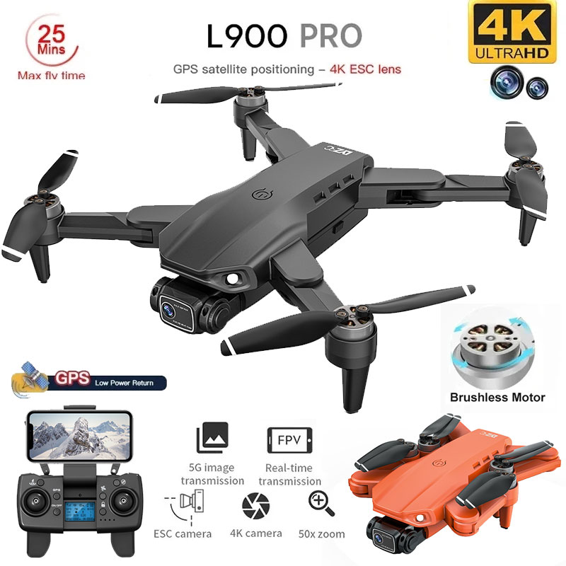 L900 Pro GPS Drone 4K Professi - Drone Camera Night Vision のレビューと価格
