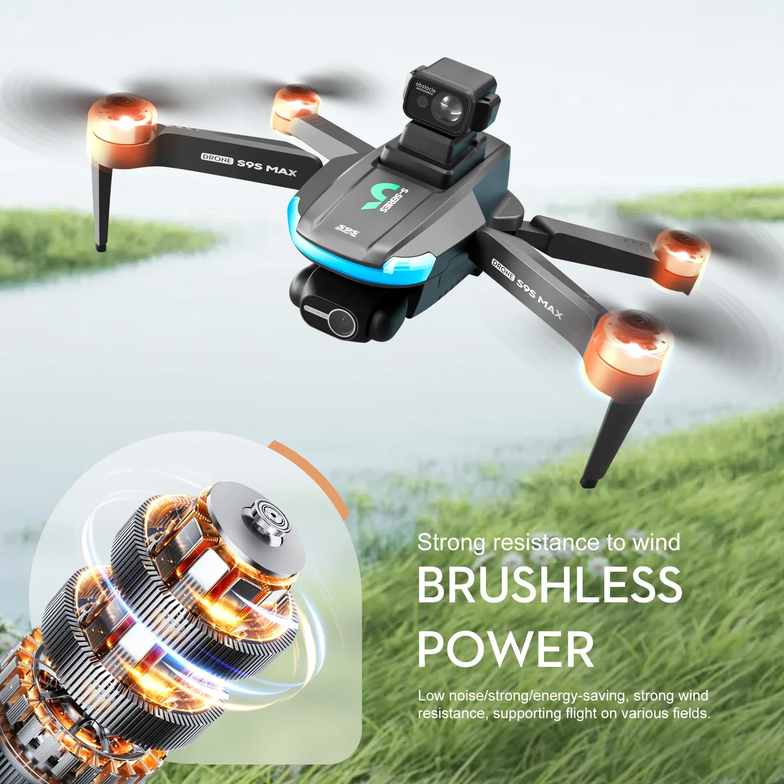 NEW S9S MAX MINI Drone 4K 2-Ax - Drone Camera With Gimbal のレビューと価格
