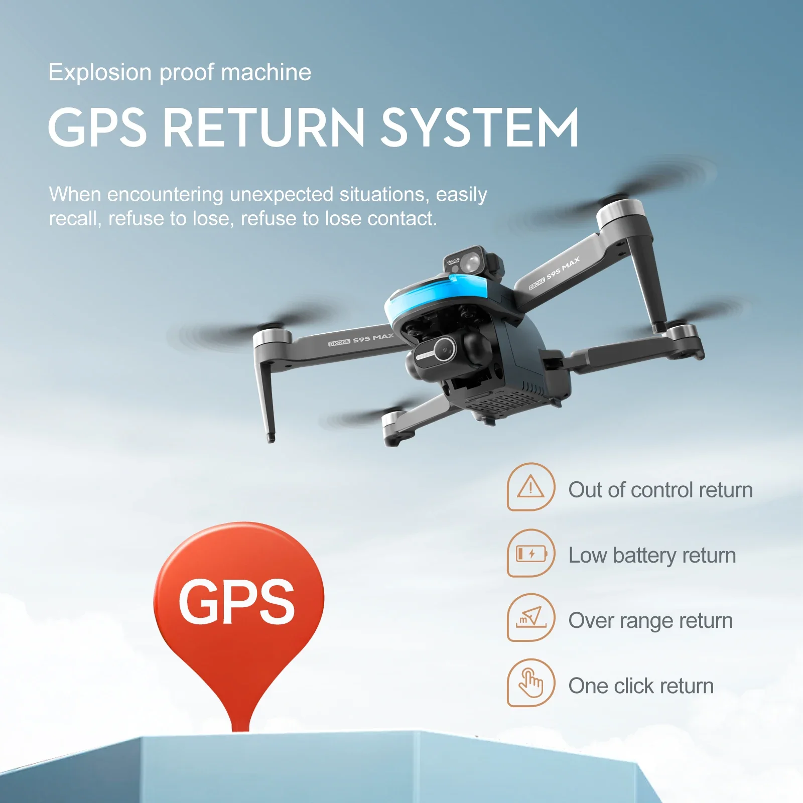 NEW S9S MAX MINI Drone 4K 2-Ax - Drone Camera With Gimbal のレビューと価格