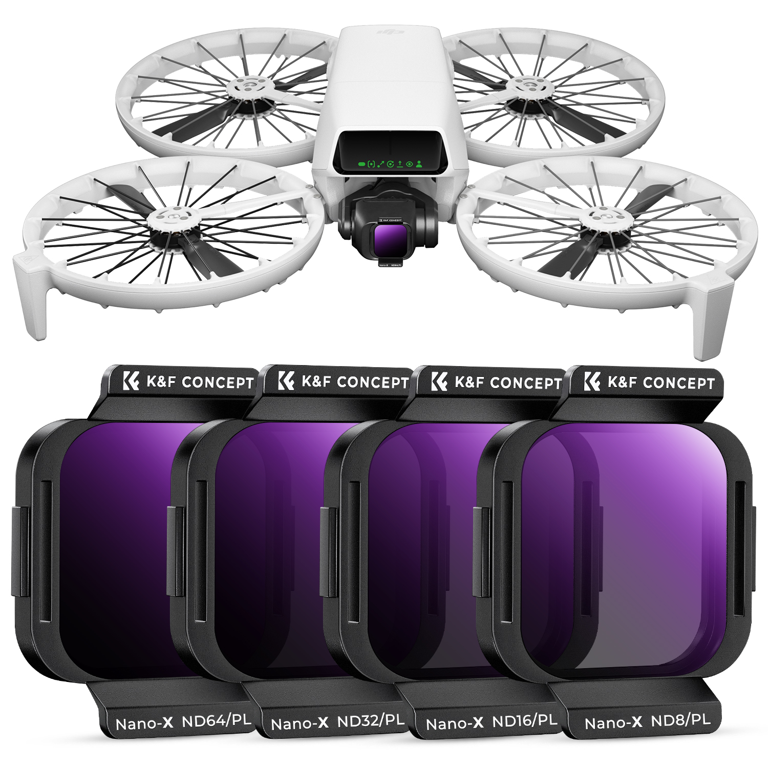 K&F Concept ND/PL Filter Set f - Drone Camera Filter のレビューと価格