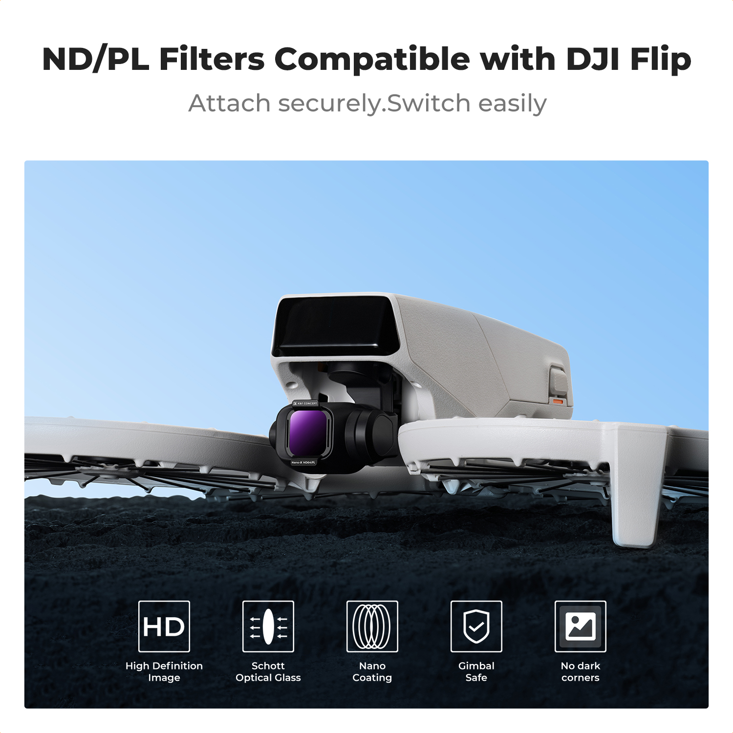 K&F Concept ND/PL Filter Set f - Drone Camera Filter のレビューと価格