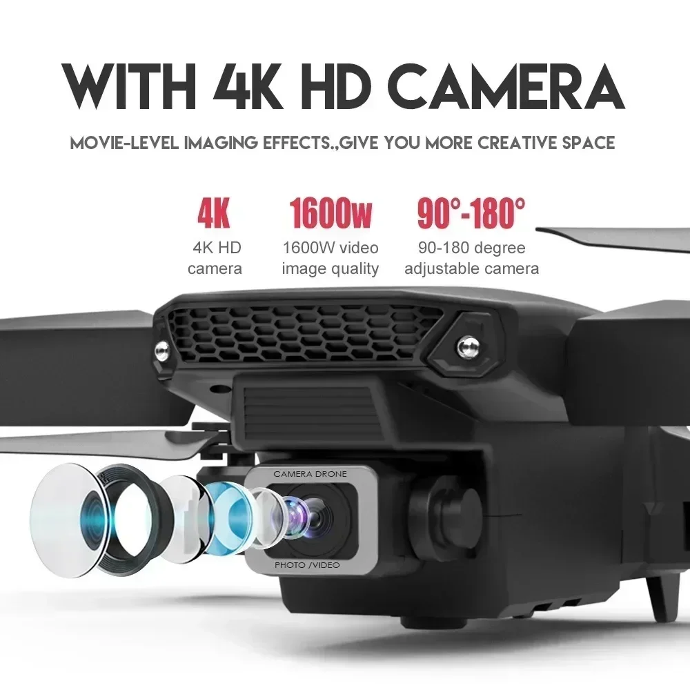 E88 Pro WIFI FPV Drone Wide An - Drone Camera Mount のレビューと価格