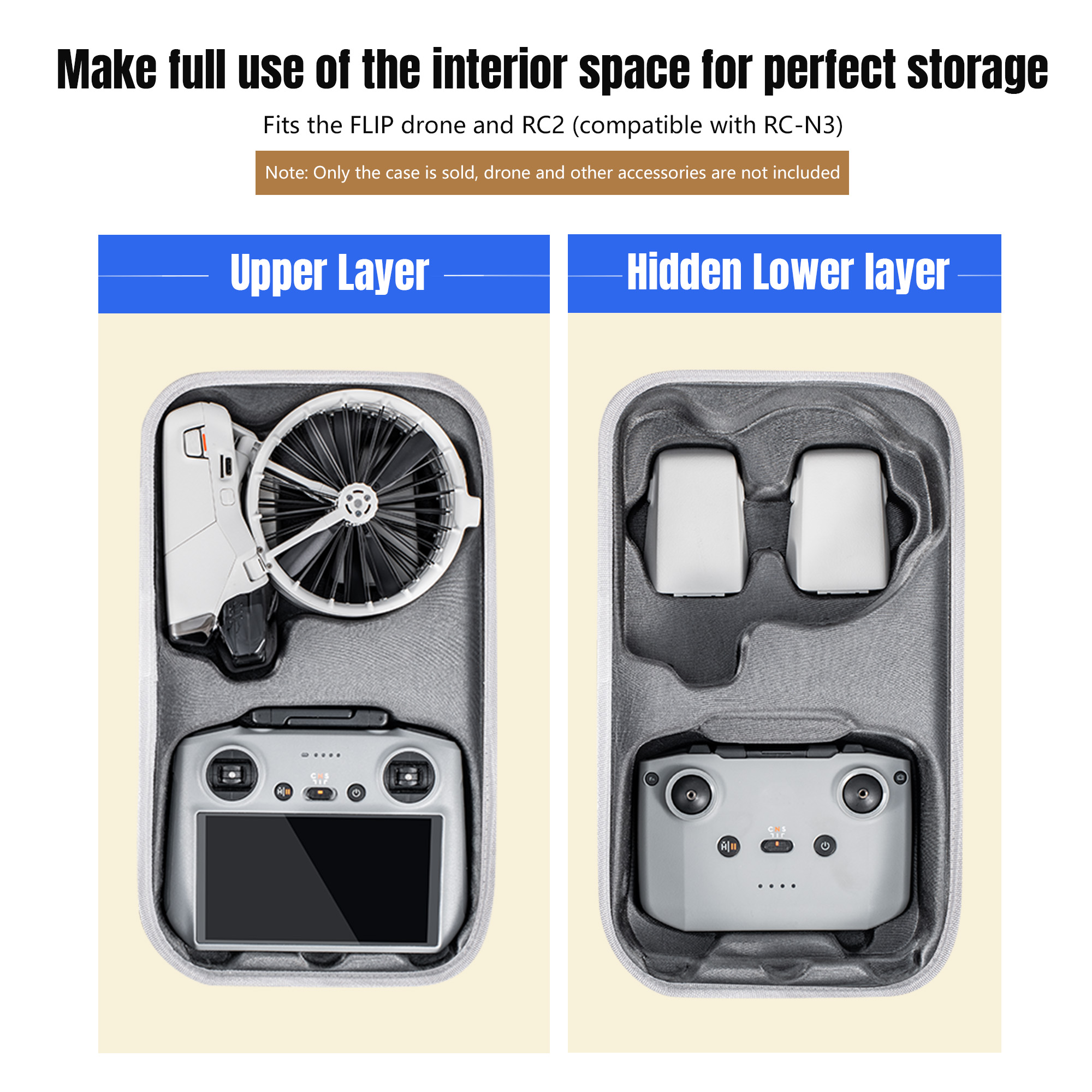 Carrying Case For DJI Flip All - Drone Camera Vlog のレビューと価格