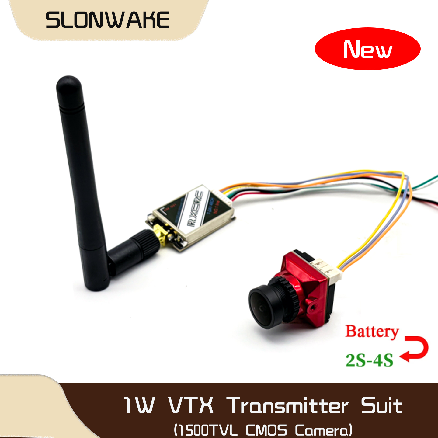 SLONWAKE  5.8G 48CH 1W VTX 100 - Drone Camera Lens のレビューと価格