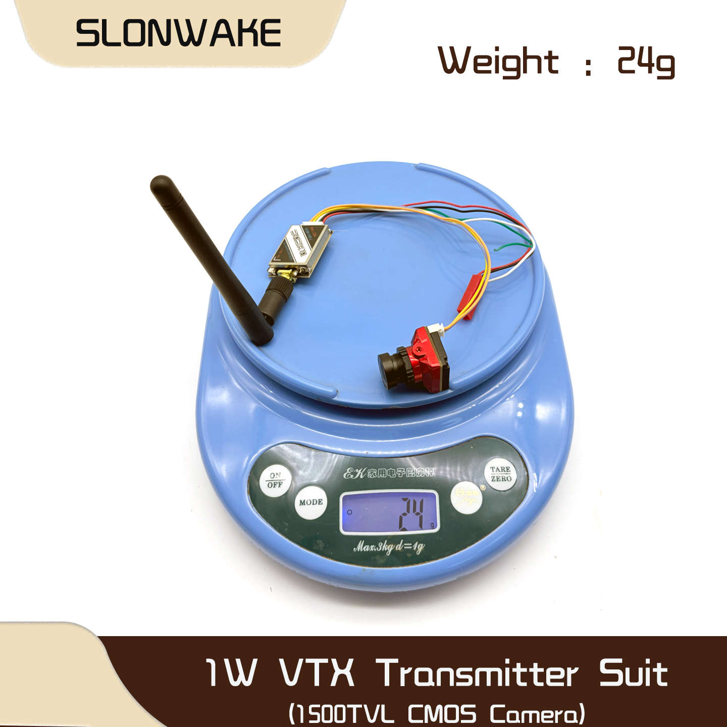 SLONWAKE  5.8G 48CH 1W VTX 100 - Drone Camera Lens のレビューと価格