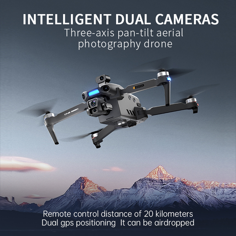 2026 New 8K Dual Camera Drone  - Drone Camera Mount のレビューと価格