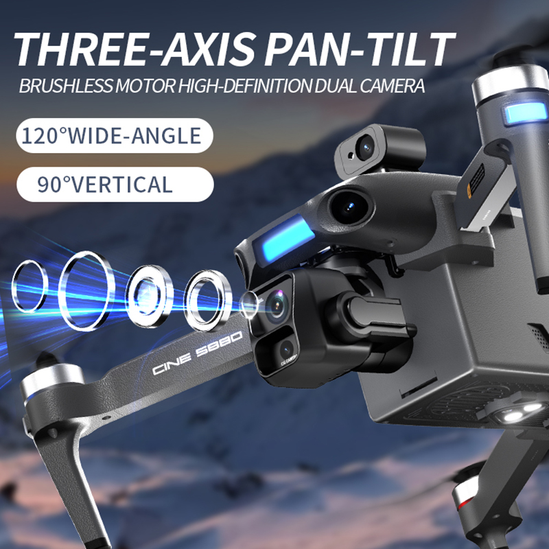 2026 New 8K Dual Camera Drone  - Drone Camera Mount のレビューと価格