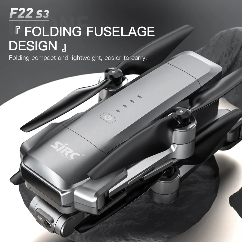 SJRC F22 S3 pro Foldable RC Qu - Drone Camera Action のレビューと価格