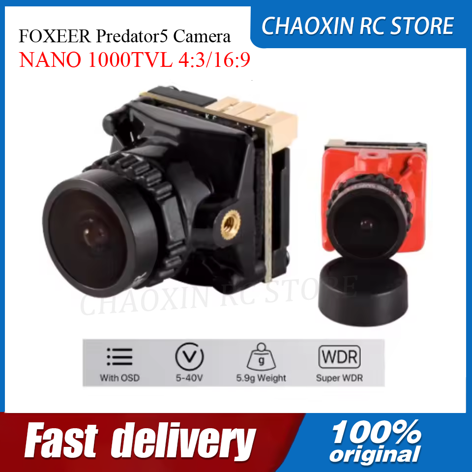 FOXEER Predator5 Camera NANO 1 - Drone Camera Lens のレビューと価格