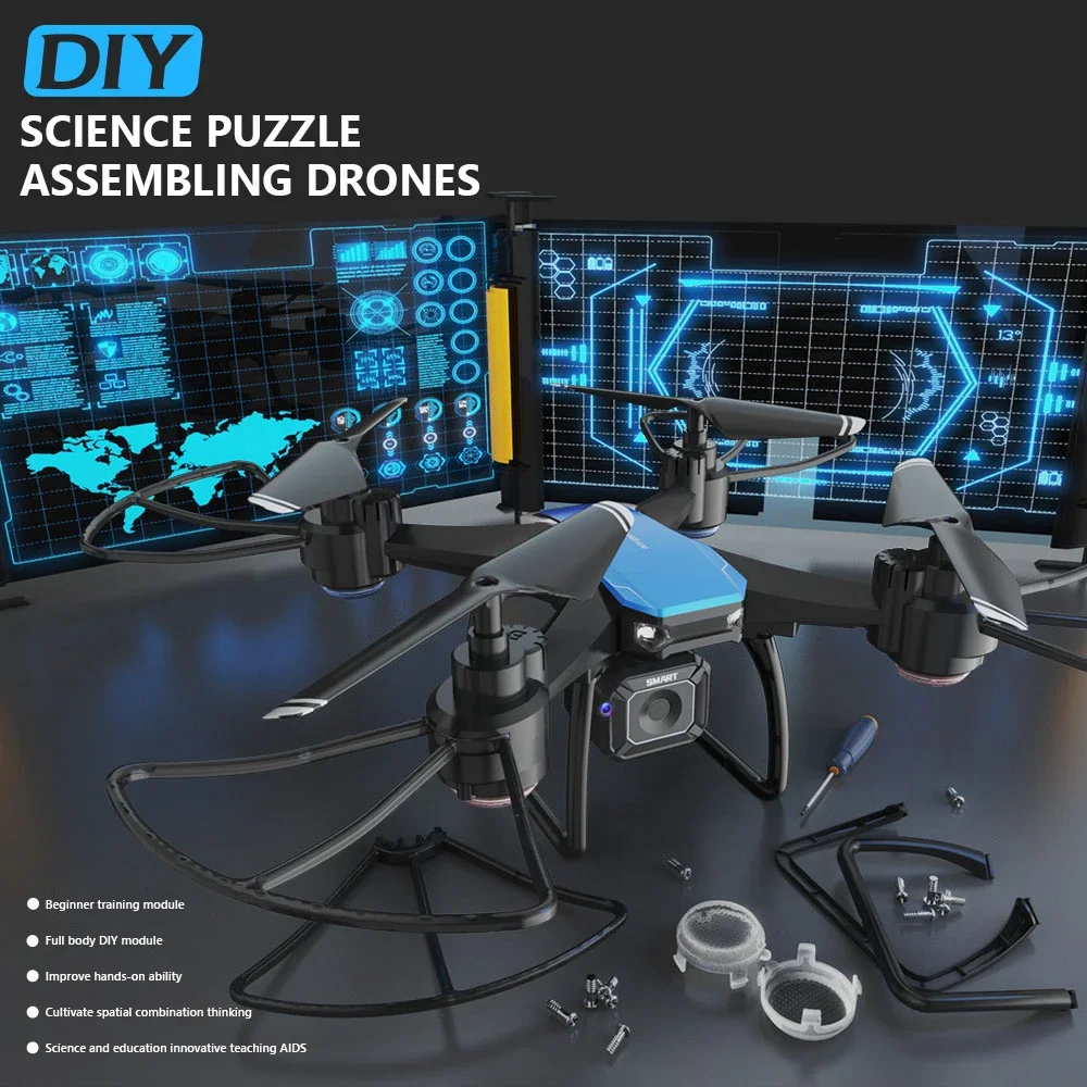 JJRC H108 DIY Teaching Assembl - Drone Camera 4K のレビューと価格