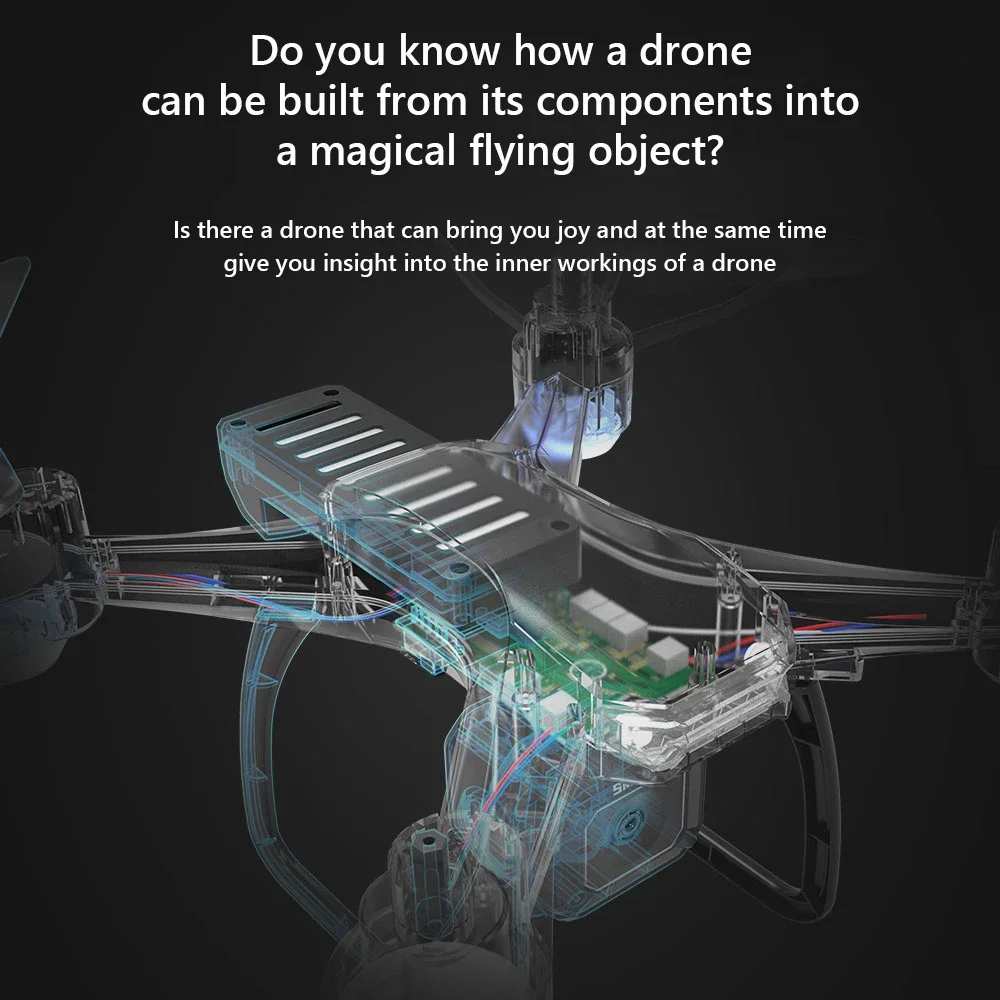 JJRC H108 DIY Teaching Assembl - Drone Camera 4K のレビューと価格