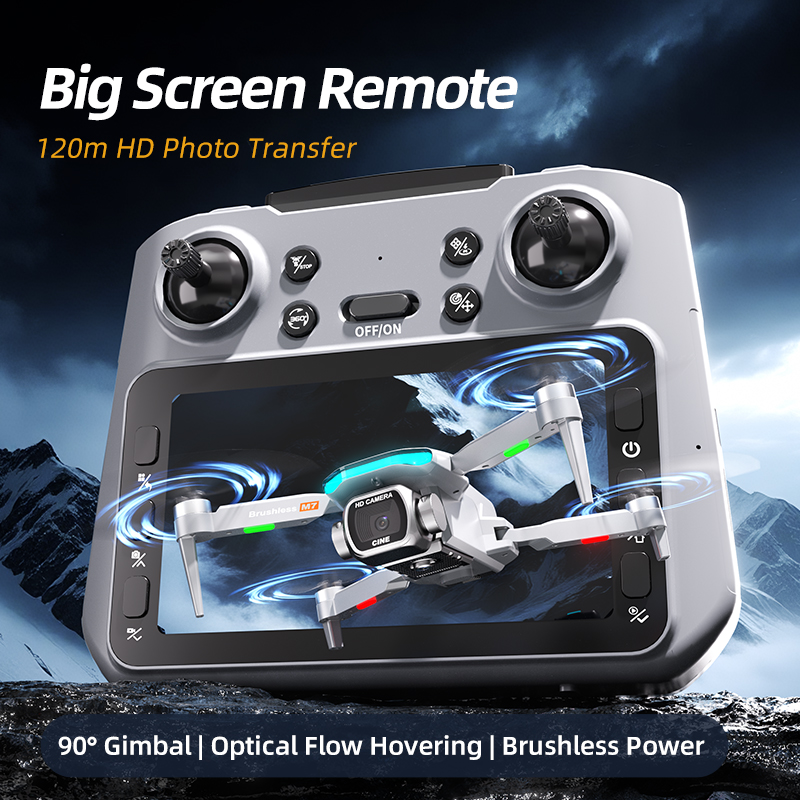 New M7 RC Drone 8K HD Camera W - Drone Camera Professional のレビューと価格