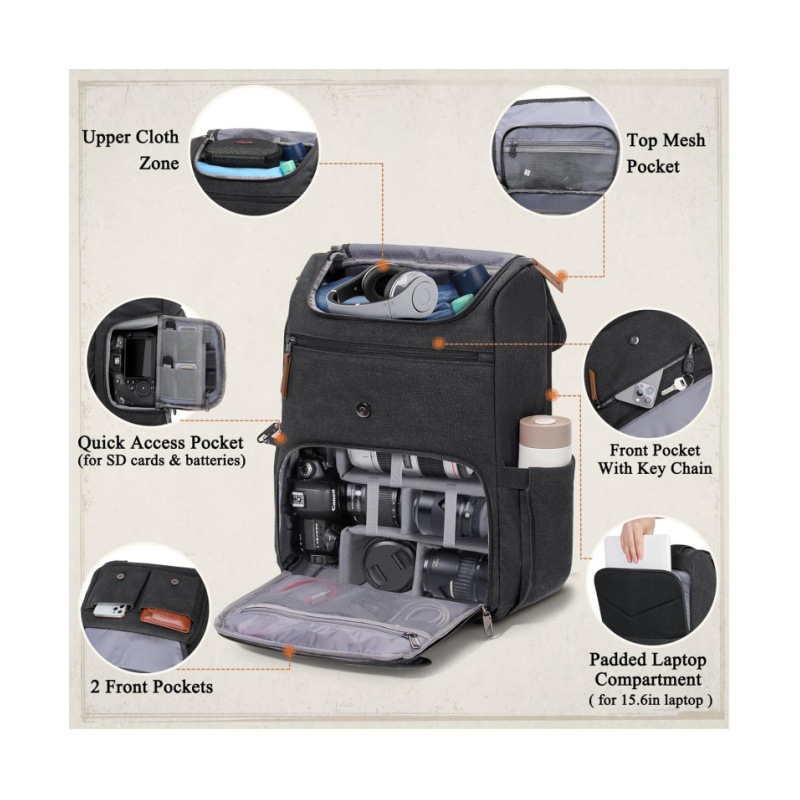 DSLR dual-shoulder camera bag, - Drone Camera Waterproof のレビューと価格