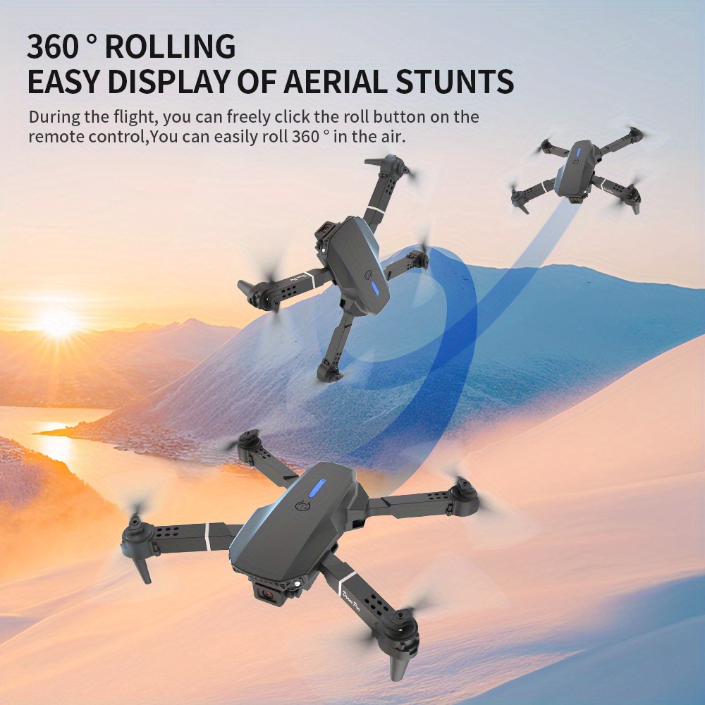 E88 Pro RC Drone WiFi FPV Heig - Drone Camera Wide Angle のレビューと価格