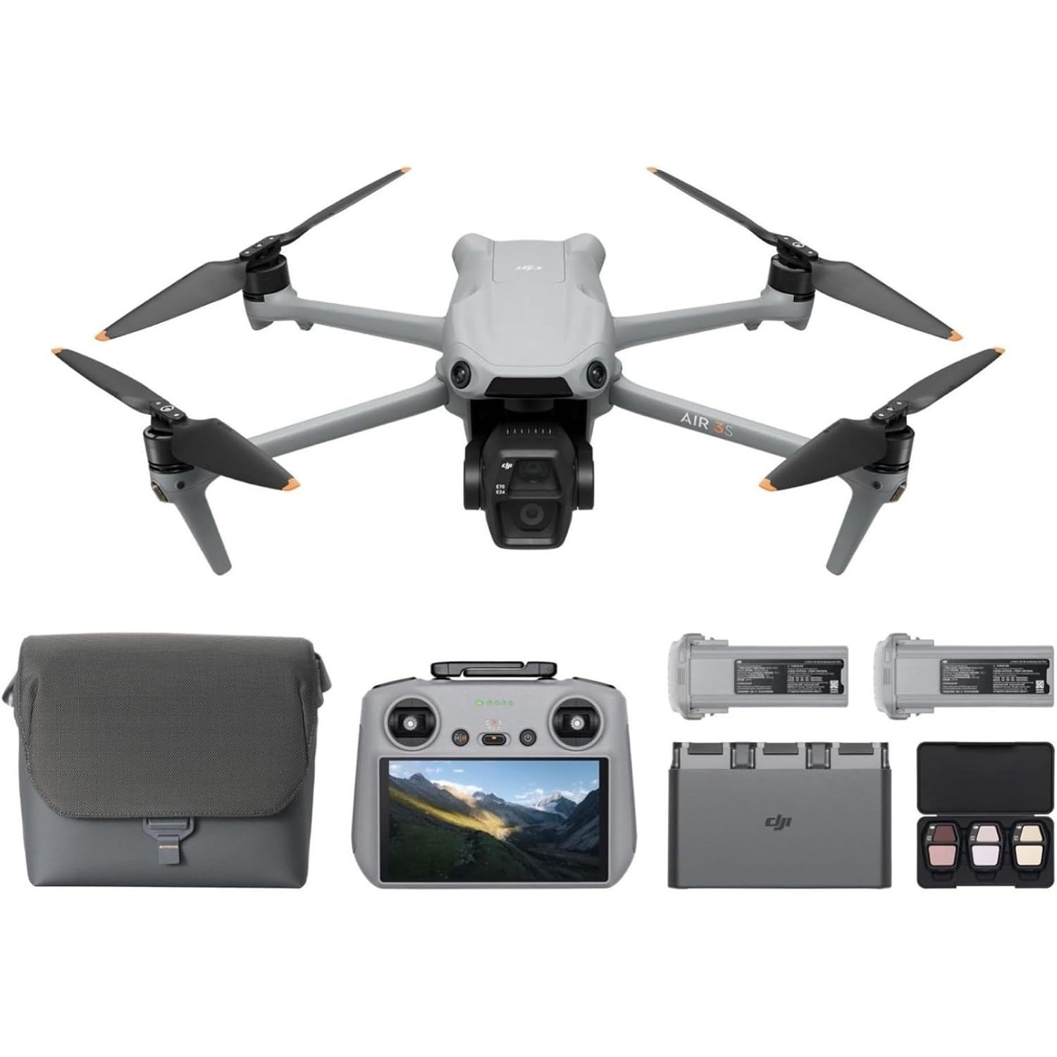 DJI Air 3S Fly More Combo (RC  - Drone Camera Wide Angle のレビューと価格