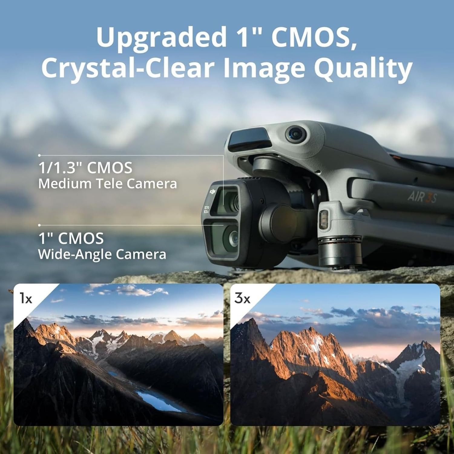 DJI Air 3S Fly More Combo (RC  - Drone Camera Wide Angle のレビューと価格