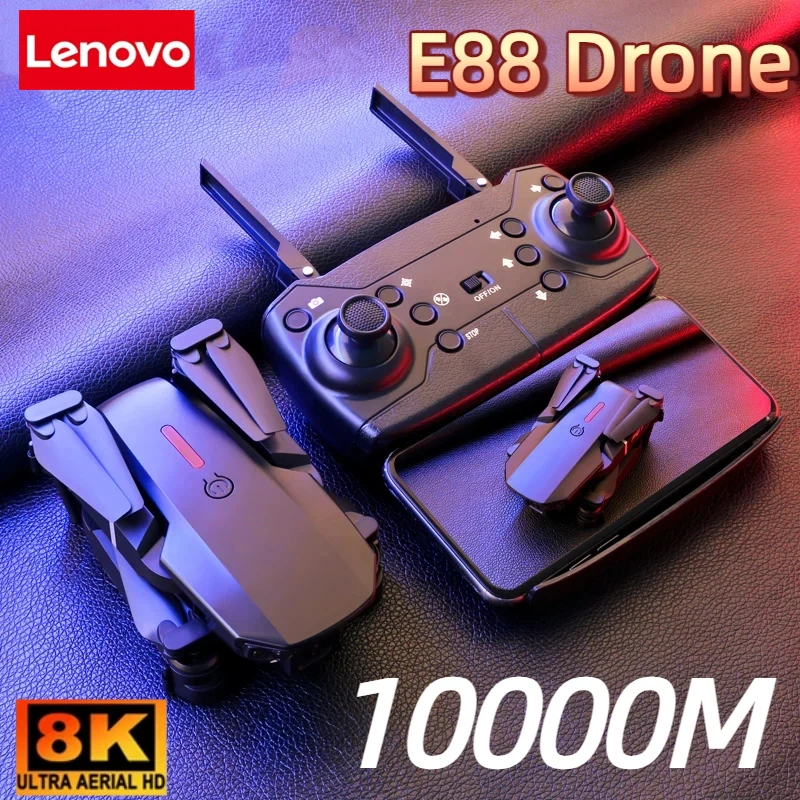 Lenovo New E88 Pro WIFI FPV Dr - Drone Camera Wide Angle のレビューと価格