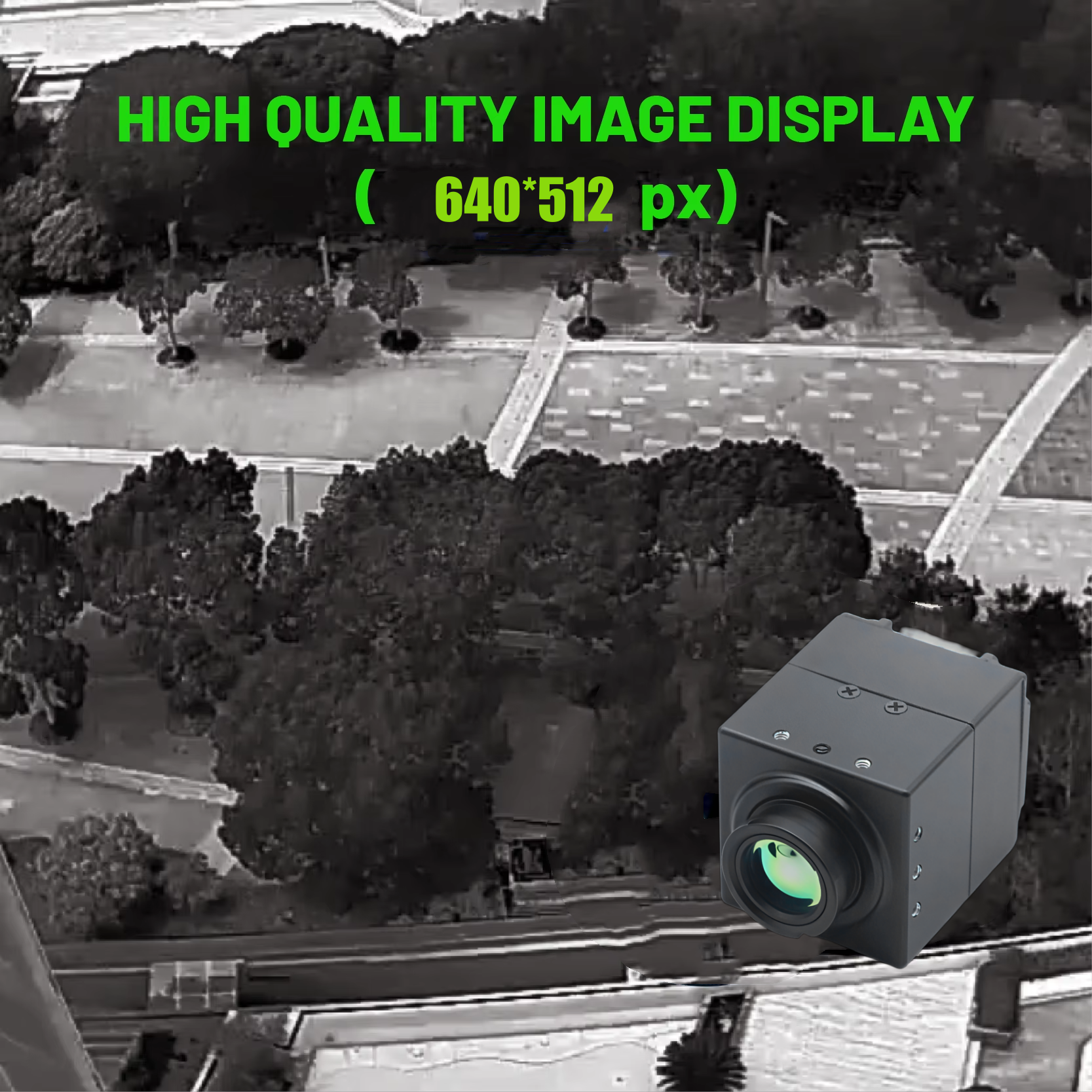 Uncooled 640x512 50Hz Radiomet - Drone Camera Thermal のレビューと価格