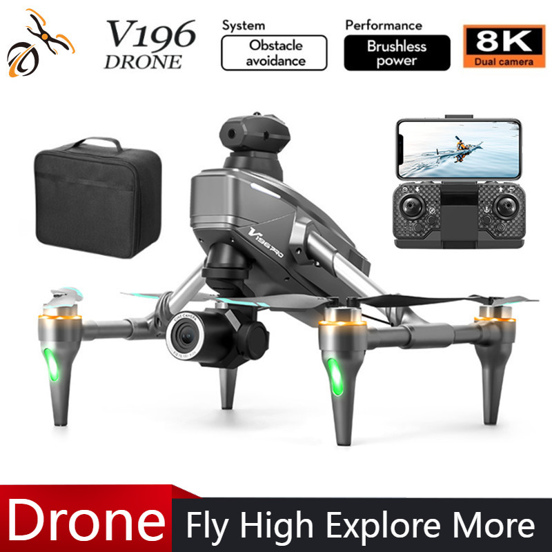 2025 V196 Automatic Obstacle A - Drone Camera With Gimbal のレビューと価格