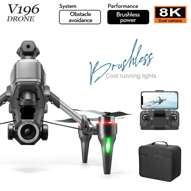 2025 V196 Automatic Obstacle A - Drone Camera With Gimbal のレビューと価格