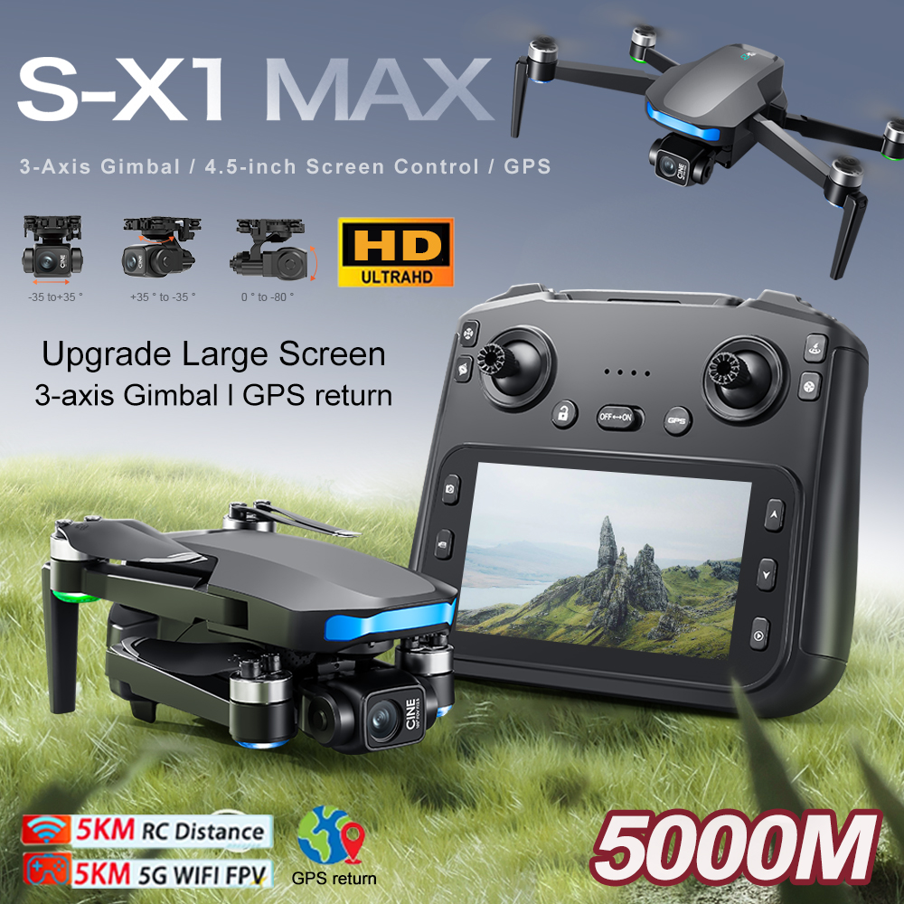 New S-X1 MAX Drone GPS 8K Prof - Drone Camera Mount のレビューと価格