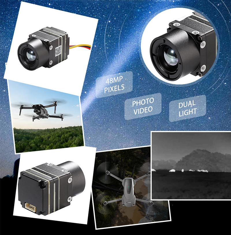 New Arrival 640x512 FPV Drone  - Drone Camera Thermal のレビューと価格