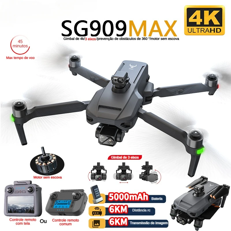 ZLL SG909 SG909MAX Professiona - Drone Camera With Gimbal のレビューと価格