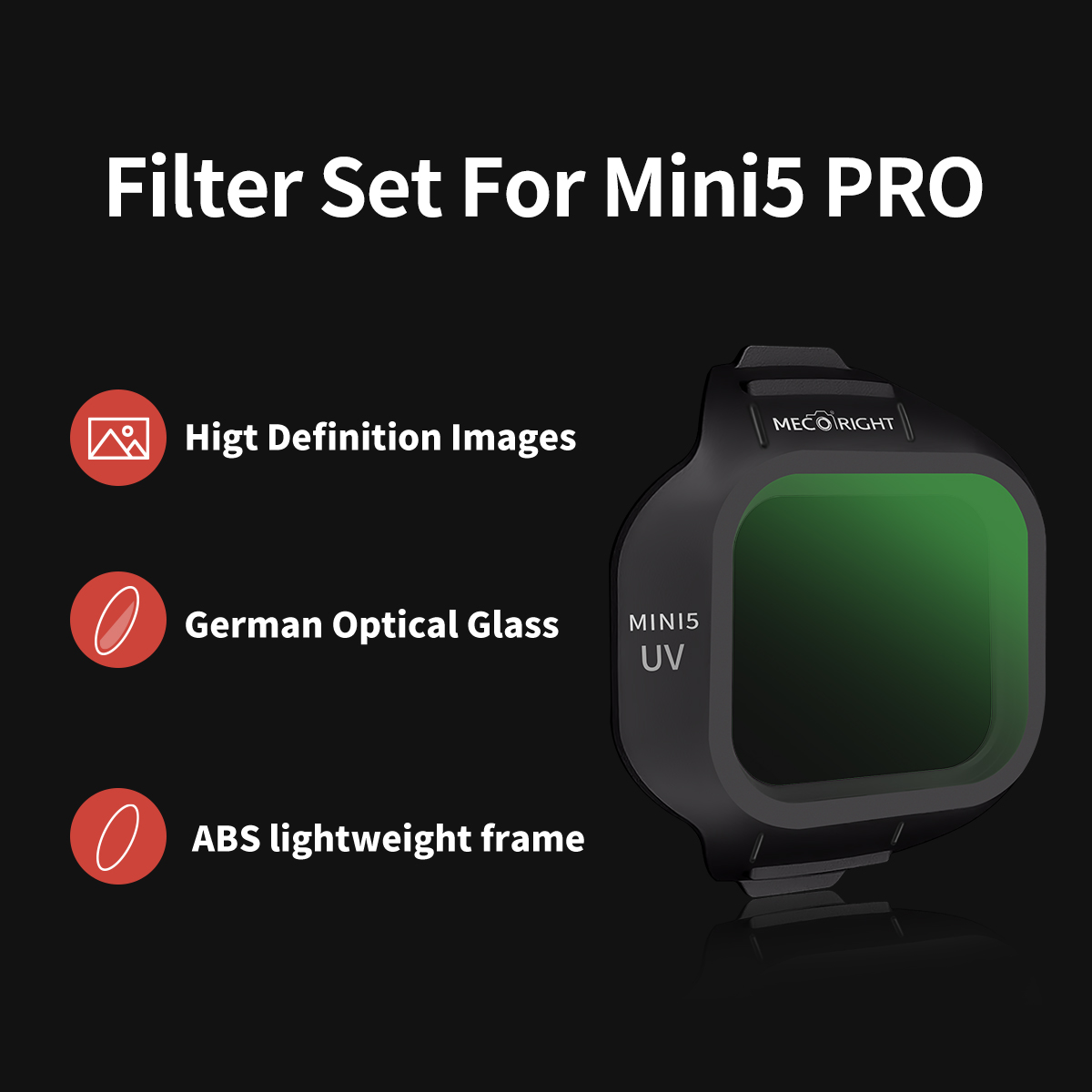 Mecoright Applies DJI Mini5 Pr - Drone Camera Filter のレビューと価格