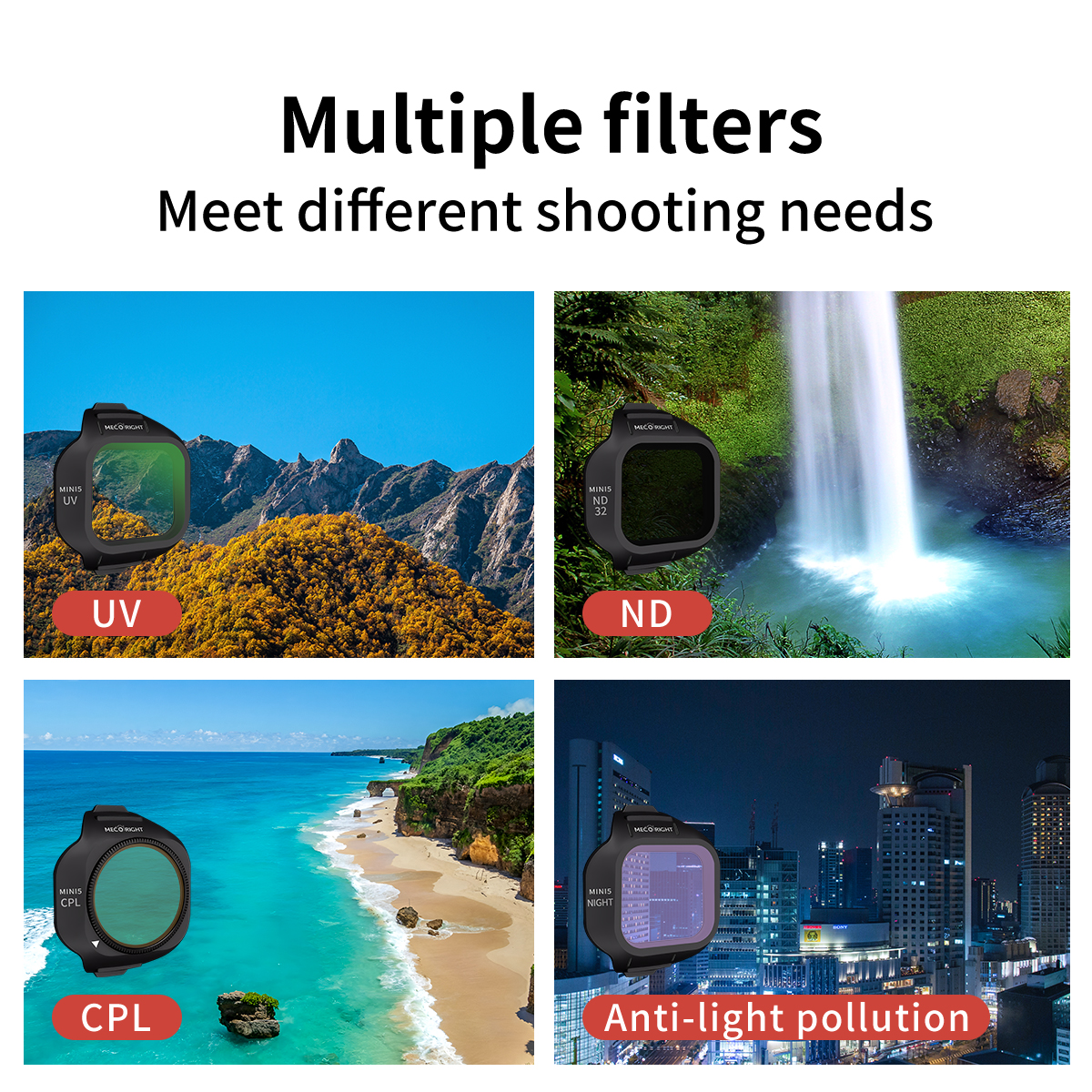 Mecoright Applies DJI Mini5 Pr - Drone Camera Filter のレビューと価格